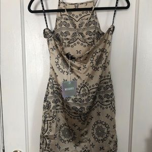 Misguided print dress